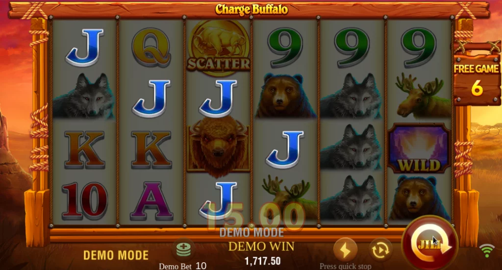 Charge Buffalo slot